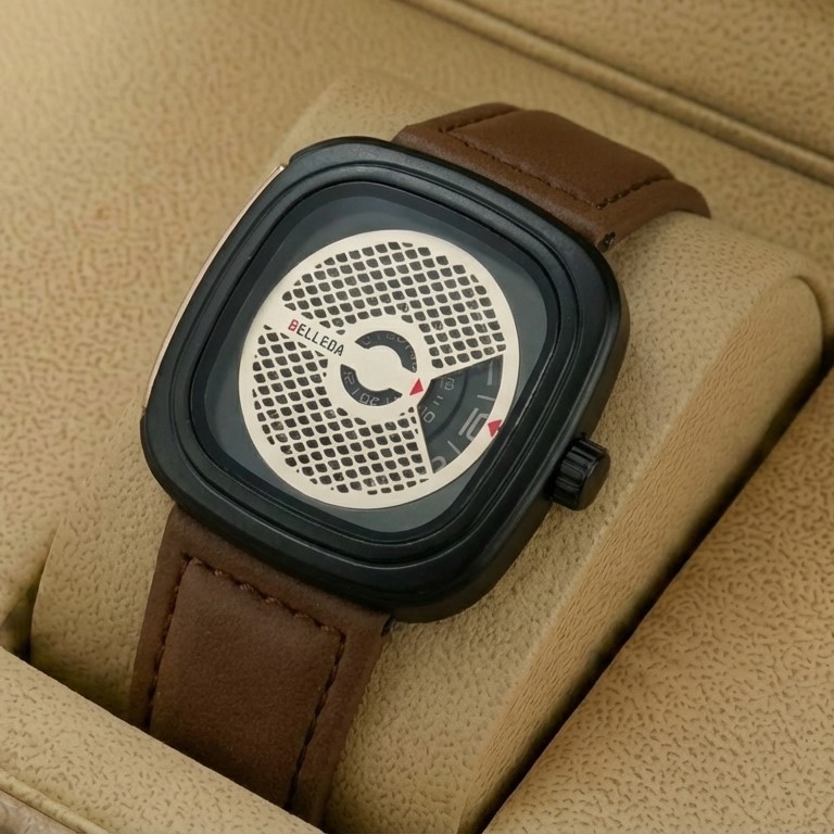 Belleda 8714 Leather Strap Watch