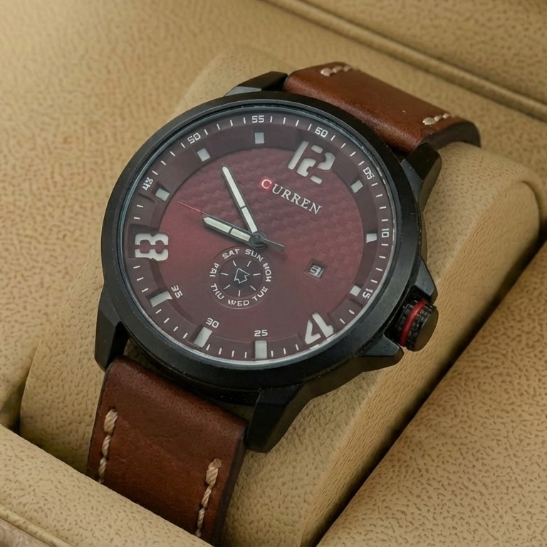 Curren M8253 Men's Watch Leather Strap