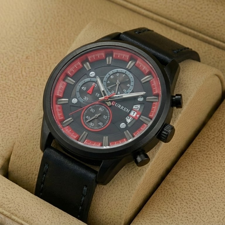 Curren M8290 Watch Chronograph Original Watch With Date