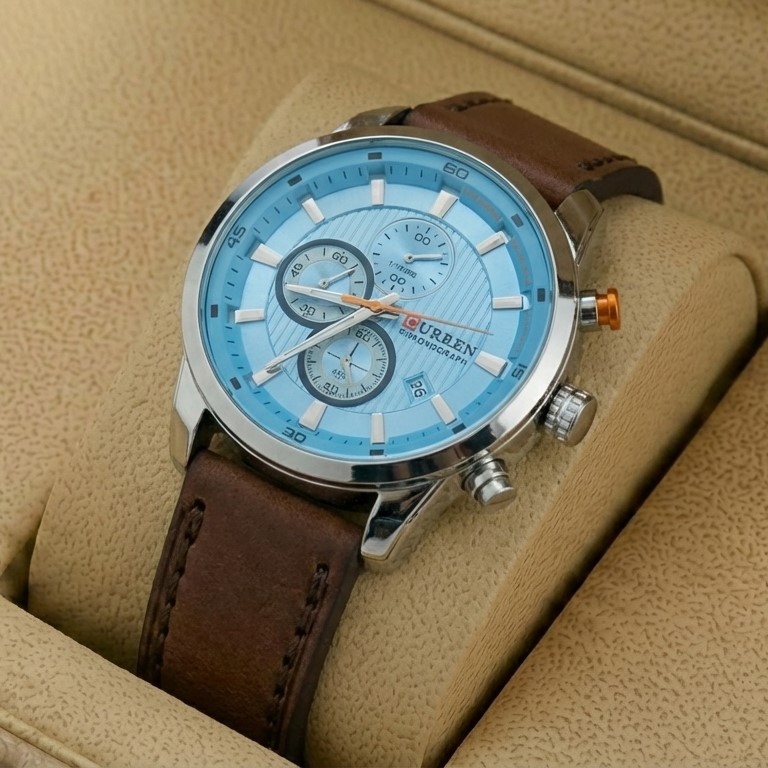 Curren M8291 Watch Chronograph Original Watch With Date