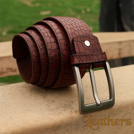 crocodile-style-mens-brown-casual-leather-belt