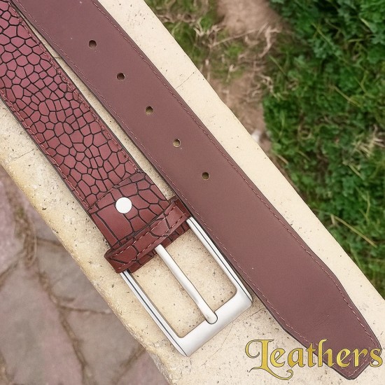 crocodile-style-mens-brown-casual-leather-belt