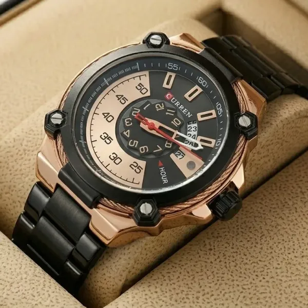 Curren 8345 Is Men Chain Digital Original Watch