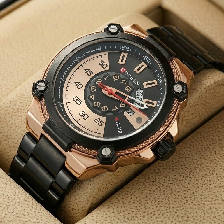 Curren 8345 Is Men Chain Digital Original Watch