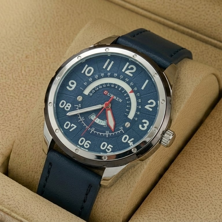 Curren M8267 Men's Watch Leather Strap