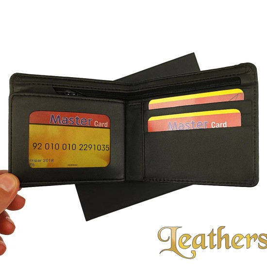 dollar-size-black-plain-trifold-mens-leather-wallet
