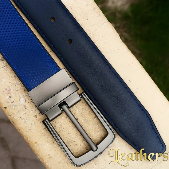 double-sided-blue-dotted-dress-leather-belt-for-men