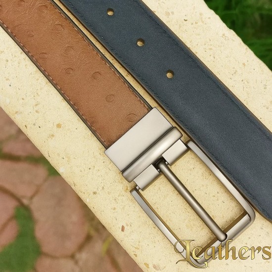 double-sided-dotted-light-brown-formal-mens-leather-belt