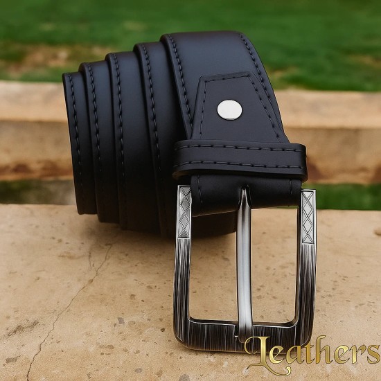 export-quality-formal-black-leather-belt-for-men