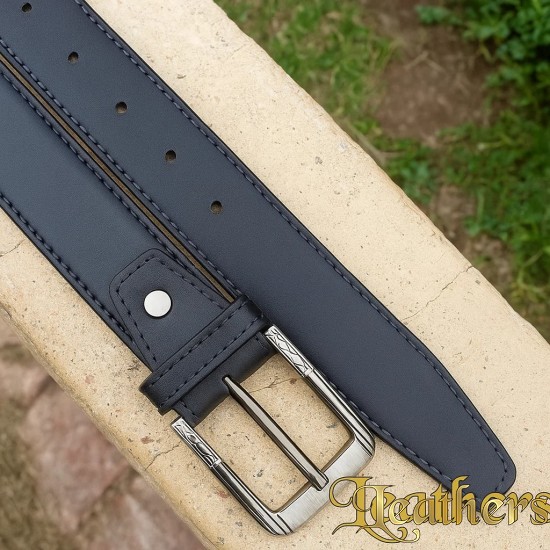 export-quality-formal-black-leather-belt-for-men