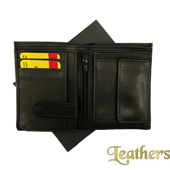 half-long-black-trifold-leather-wallet-for-men