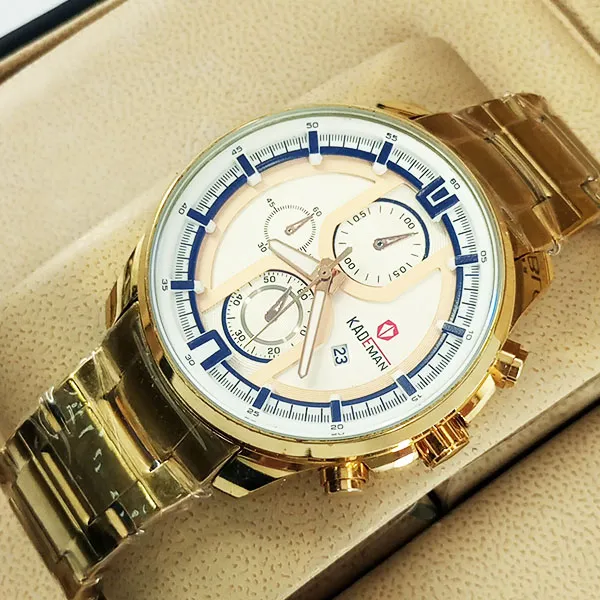 Kademan 507G Watch Chain Strap Stylish Watch