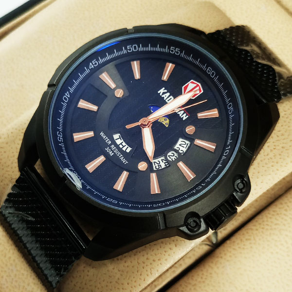 Kademan 672G Watch Chafer Chain With Day & Date