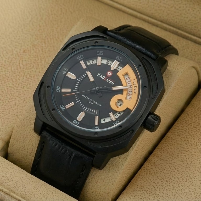 Kademan 9048 Leather Men Analog Watch online Shopping
