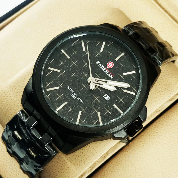Kademan 9098 Black Color Men Watch Online