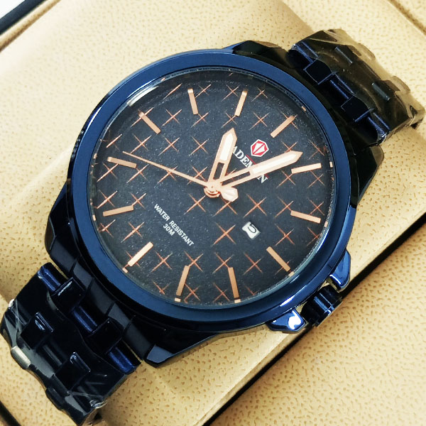 Kademan 9098 Shiny Blue Color Men Watch Online