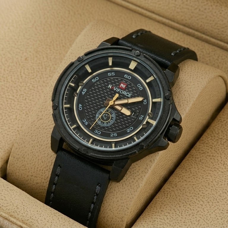 NAVIFORCE NF9083M leather Strap man watch