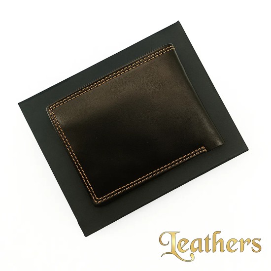 pocket-size-black-plain-bifold-leather-wallet-for-men