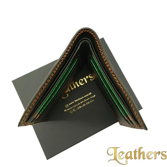 pocket-size-black-texture-bifold-leather-wallet-for-men