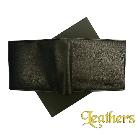 pocket-size-black-texture-trifold-leather-wallet-for-men
