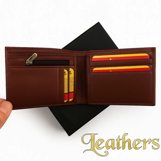 pocket-size-brown-texture-trifold-leather-wallet-for-men
