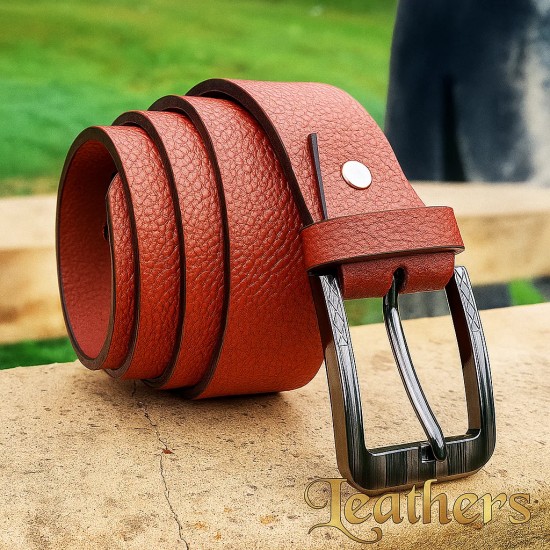 premium-textured-mens-mustard-casual-leather-belt