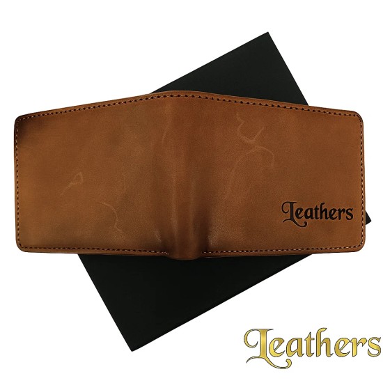 small-size-camel-color-bifold-leather-wallet-for-men