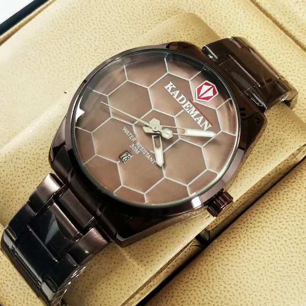 Kademan 9107 Copper Gold Color Men Watch Online